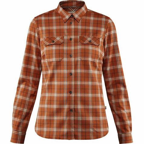 Fjallraven Fjällglim Shirts Orange Singapore For Women (SG-33267)